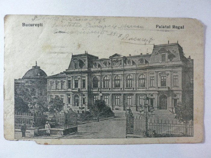 BUCURESTI - PALATUL REGAL - INCEPUT DE 1900