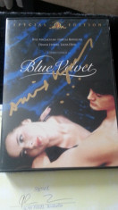 DVD original Blue Velvet autograf David Lynch foto