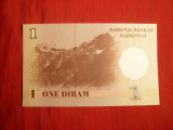 Bancnota 1 Diram 1999 Tadjikistan , cal.NC