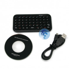 Mini tastatura Bluetooth Mini tastatura wireless PC, Mini tastatura iPhone Mini tastatura iPad TASTATURA Sony PS Smart Phone HTPC. LIVRARE IMEDIATA! foto