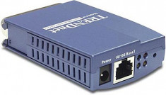 TRENDnet TE100-P1P Mini Print Server 10/100Mbps with 1 Parallel Printer Port, TCP/IP, NetBEUI, IPX/SPX foto