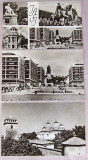 SET 3 carti postale IASI, alb-negru, RPR, necirculatadar inscriptionata cu data cumpararii 1967,