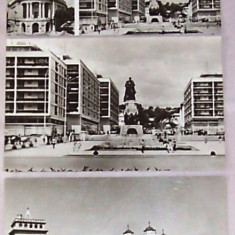 SET 3 carti postale IASI, alb-negru, RPR, necirculatadar inscriptionata cu data cumpararii 1967,