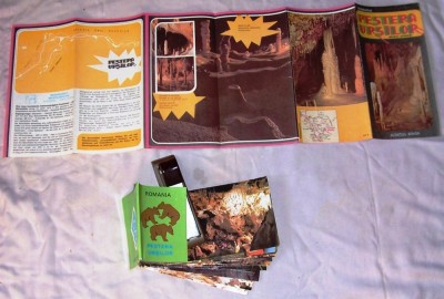 Catalog-set 11 carti postale si pliant cu PESTERA URSILOR, publiturism 1981 (tiparit), 41 ani vechime) foto