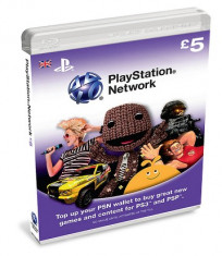 PLAYSTATION NETWORK PSN CARD INSTANT CODE UK 5 lire GBP foto