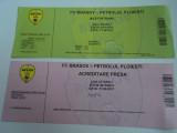 Bilet meci + acreditare presa FC BRASOV - PETROLUL Ploiesti 17.09.2011