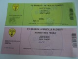 Bilet meci + acreditare presa FC BRASOV - PETROLUL Ploiesti 17.09.2011