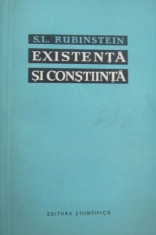 Existenta si constiinta - S.L. Rubinstein foto