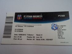 Bilet meci fotbal Steaua Bucuresti - Ceahlaul Piatra Neamt 10.05.2012 foto