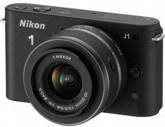 Nikon 1 J1 Negru- kit 10-30mm f/3.5-5.6 VR CX Alb Sigilat/Garantie 3ani foto