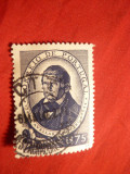 Timbru1,75 $- 200 Ani Avelar Bratero Portugalia , stamp.