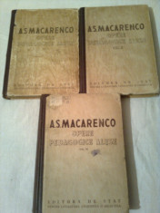 OPERE PEDAGOGICE ALESE ~ A.S.MACARENCO 3 vol. (1+2+3- complet) foto