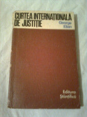 CURTEA INTERNATIONALA DE JUSTITIE ~ GEORGE ELIAN foto