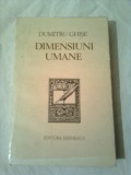 DIMENSIUNI UMANE - ESEURI ~ DUMITRU GHISE