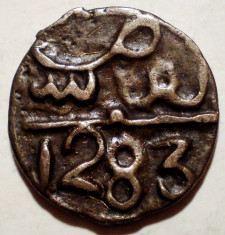 F.007 MAROC SIDI MOHAMMED IV FALUS 1283/1866 2.26g/17mm foto