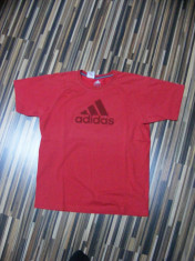 Tricou Adidas, marimea 176, marime copii, echivalent fiind marimea M, rosu foto