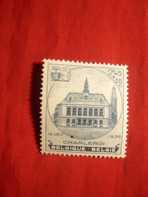 Serie Expozitia Filatelica Tineret-Charleroi-Primaria 1936 Belgia ,1 val. foto