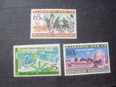 Indonezia 1971 aniv. Djakarta mi 688-690 foto
