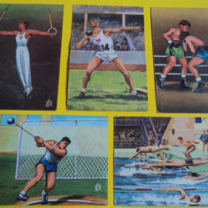 Set 5 vederi vechi - sporturi olimpice