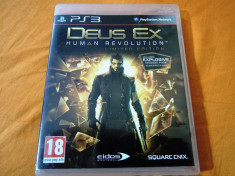 Joc Deus Ex Limited Edition, PS3, original, coduri valide, 29.99 lei! foto