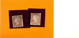24-ANGLIA-MAREA BRITANIE 1841 One penny SG8 Victoria 2 timbre stampilate