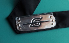 Bandana Frunte - Itachi - SATUL FRUNZEI - COSPLAY - NARUTO SHIPPUDEN - Gaara Neji Sasuke Uchiha Akatsuki foto