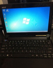 MINI LAPTOP ACER ASPIRE ONE NAV 50 DIAGONALA 10.1 ,INTEL(R) ATOM(TM)CPU N450 1,66 GHz,INSTALED MEMORY(RAM);1GB foto