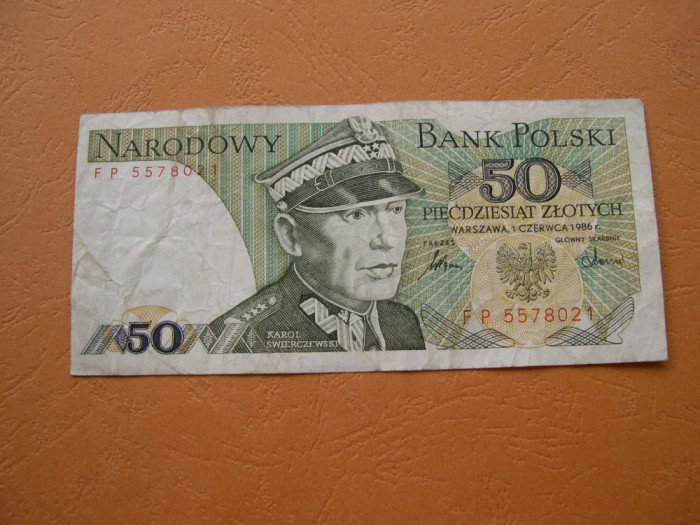 Polonia 50 zloty 1986 FP