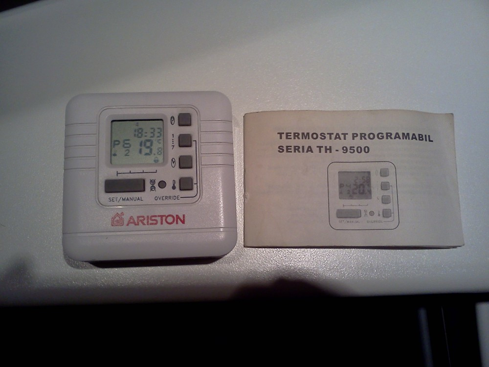 termostat electronic crono programabil Ariston TH-9500 | arhiva Okazii.ro
