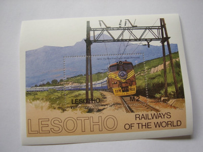 Lesotho 1984 tren mi 489 (bl.23) foto