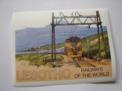 Lesotho 1984 tren mi 489 (bl.23) foto