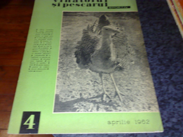 Revista vanatorul si pescarul sportiv - aprilie 1962