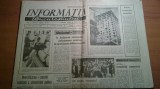 Ziarul informatia bucurestiului 5 aprilie 1974