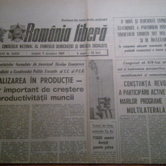 ziarul romania libera 9 decembrie 1989