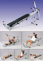 Aparat multifunctional banca exercitii Kettler MultiGym - rabatabila, ideal pentru spatii mici foto