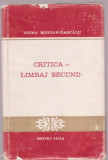 Doina Bogdan-Dascalu - Critica - limbaj secund, 1981, Doina Roman
