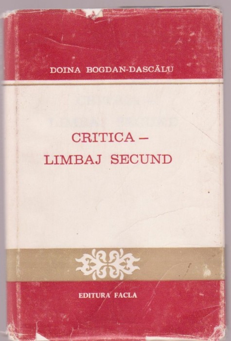 Doina Bogdan-Dascalu - Critica - limbaj secund