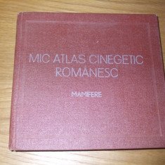 MIC ATLAS CINEGETIC ROMANESC -Mamifere - L. Manolache, G. Dissescu - 1977, 140p.