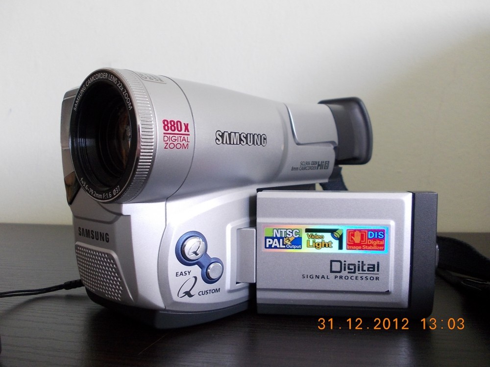 Camcorder 8mm Samsung Scl906 Hi8 Camcorder Vand Camera Video