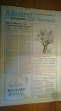 Ziarul adevarul de duminica 1 aprilie 1990