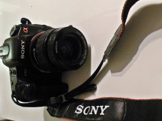 Vand / schimb dslr Sony alpha 300 cu obiectiv minolta 35-80 si accesorii stare buna. Bonus body alpha 100!! foto