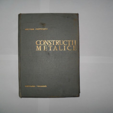 Constructii metalice- Victor Popescu {1963}