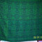 covor din lana traditional autentic taranesc, tesut manual la razboi, cu model geometric specific, verde, Ardeal/ Transilvania-Alba, 1950, NOU