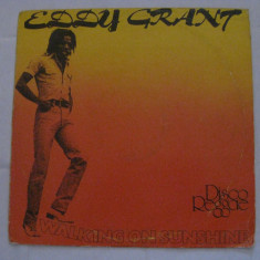 RAR! VINIL LP EDDY GRANT,ALBUMUL:WALKING ON SUNSHINE,TIRAJ=5000 BUCATI