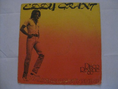 RAR! VINIL LP EDDY GRANT,ALBUMUL:WALKING ON SUNSHINE,TIRAJ=5000 BUCATI foto