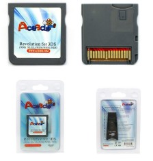 Ace3DS R4 3DS - Card Modare Nintendo DS Lite DSi (1.4.4) DSi XL 3DS ultimul firmware (J, E, U,) + CARD 1GB include jocuri NDS foto