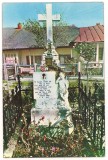carte postala(ilustrata)-MANASTIREA VARATIC-Mormantul Veronicai Micle