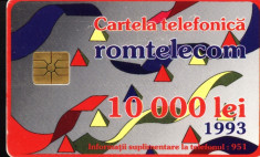 Cartela telefonica romtelecom Desen Abstract, Rom 03a foto