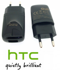 Incarcator alimentator adaptor priza casa de perete pentru retea 220V cu mufa conector USB incarcare HTC Qtek TC-E250 Google Nexus One Original NOU Si foto
