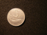 5 LIRE 1954 ITALIA ,aluminiu ,cal.Buna ,d=2cm.